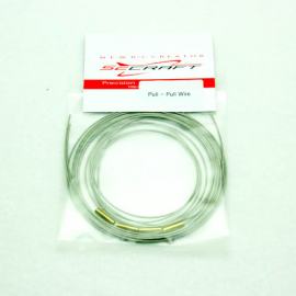 SECRAFT Pull_Pull Wire Silver 1.0mm L3.0M (9.84ft)