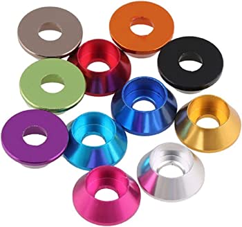 Conical Washer M3 Blue Pack of 5