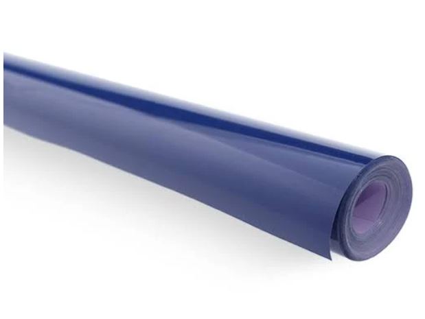 Premium Solid Dark Blue Covering Film 1 meter