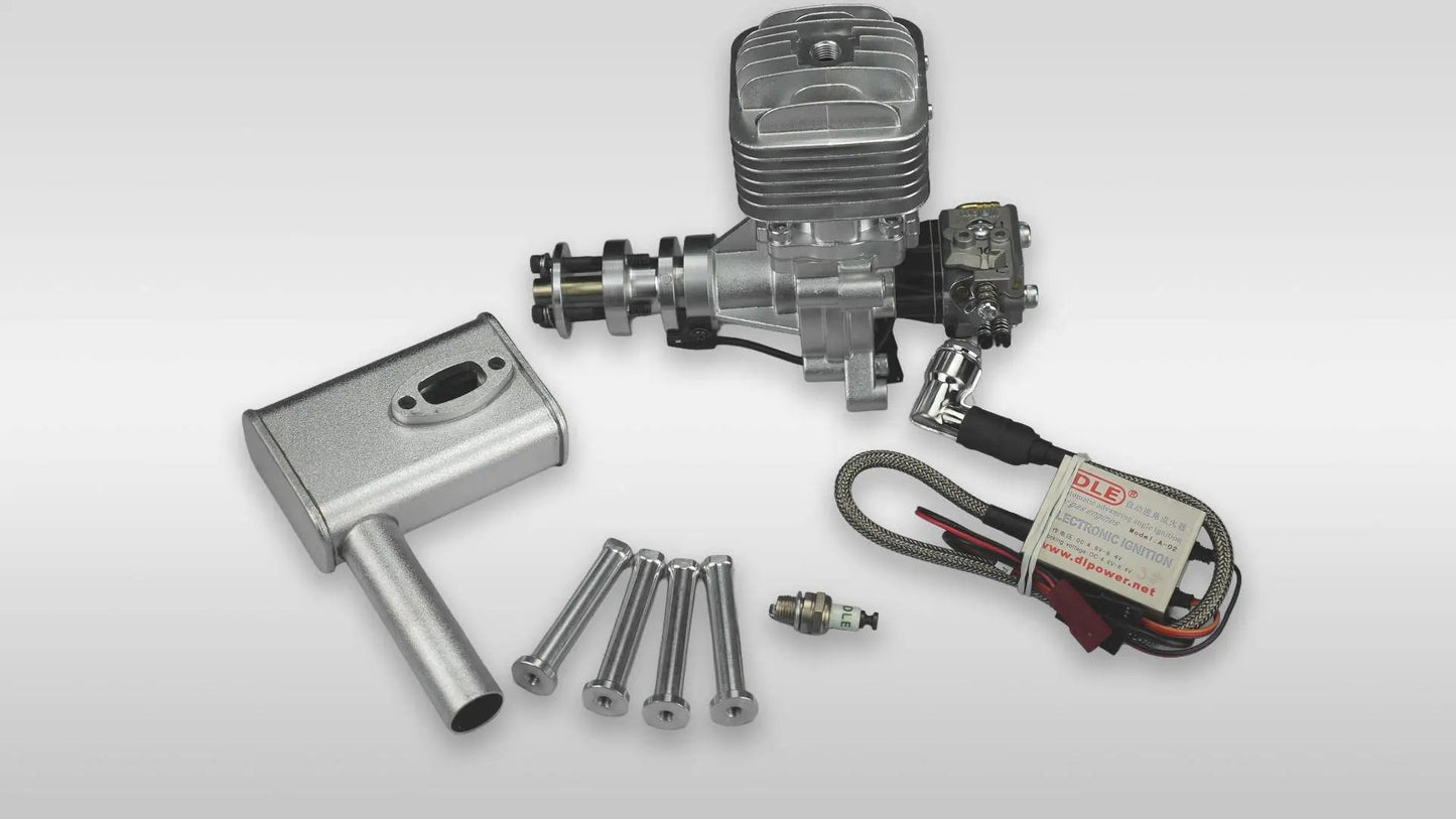 DLE 30 Engine with Electronic Ignition and Muffler