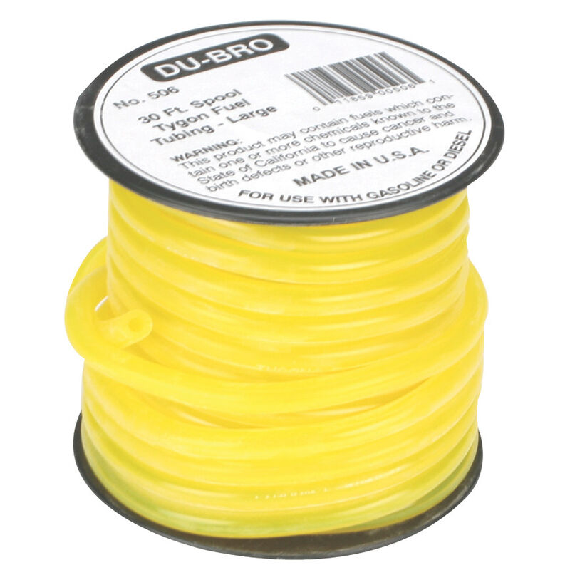 DU-BRO Tygon Gas Tubing, Large, 1'
