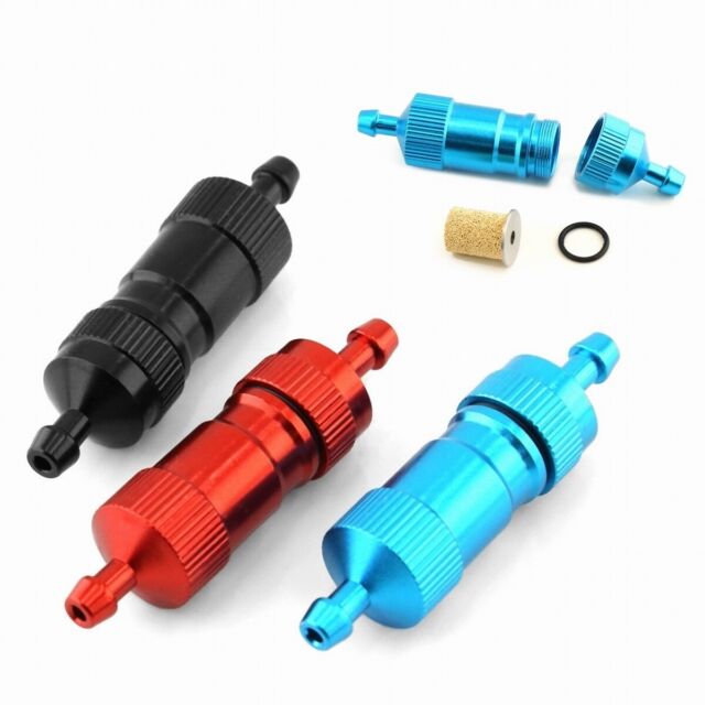 In Line Fuel Filter Large Black