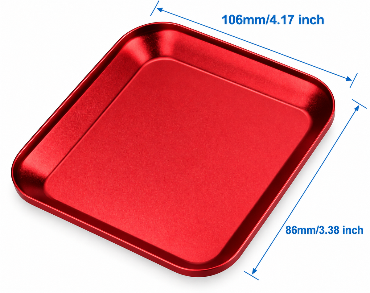 Magnetic Screw Plate - Red