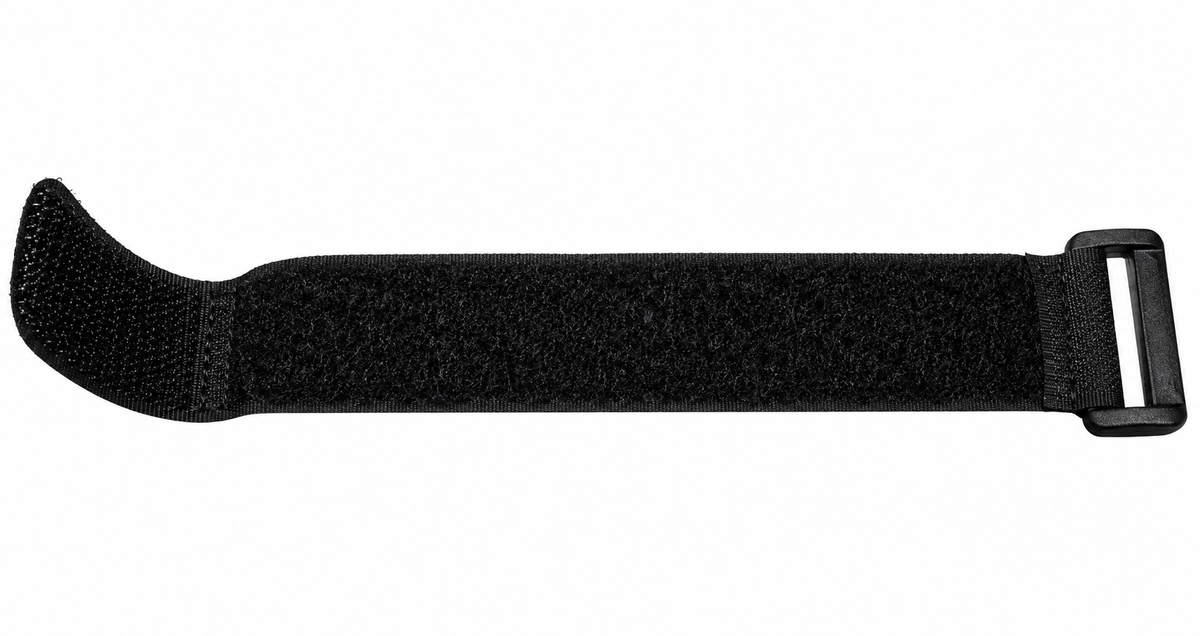 Velcro Strap Black 25mm × 280mm Heavy-Duty Hook & Loop Fastening Strap