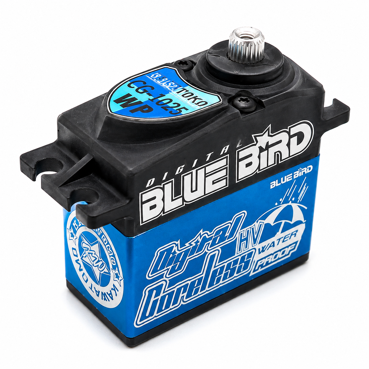 Blue Bird CG-1025WP – IP67 Waterproof HV Coreless Servo