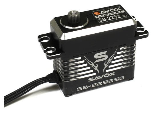 SAVOX SB2292SG HV High Speed Brushless Servo Black Edition Torque @ 7.4v: 31.0 kg