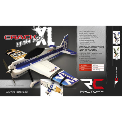RC Factory Crack Yak XL - BlueGold with Equipment Set XL