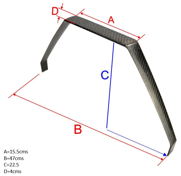 KUZA Carbon Fiber Landing Gear 50-60CC