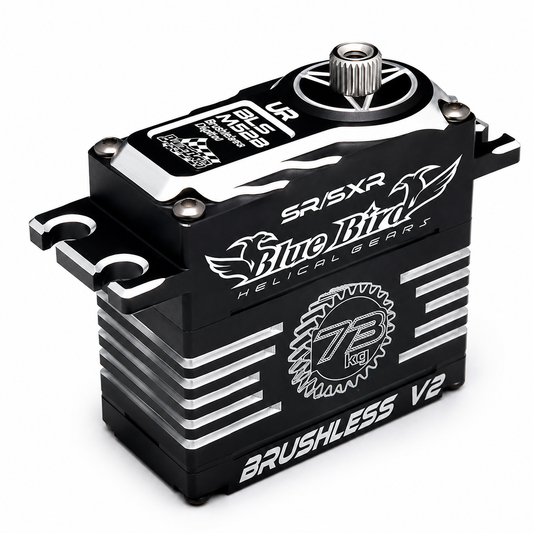 Blue Bird BLS-M72B V2 – High-Torque Magnetic Helical Gear Servo