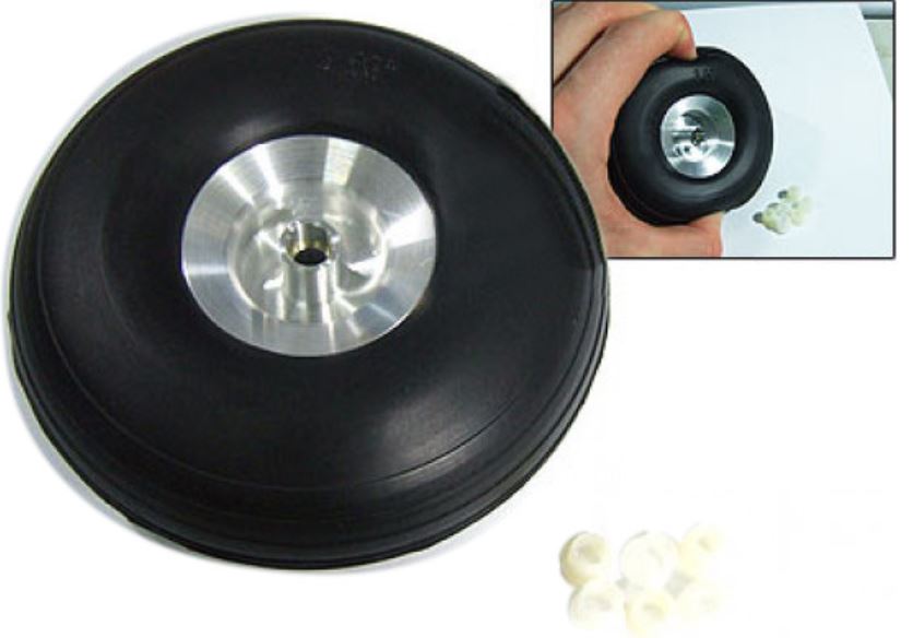 2" Tail wheel Aluminum Hub