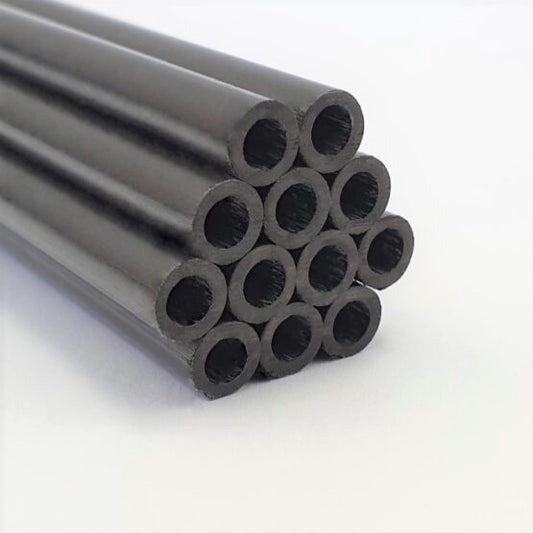 Pultruded Carbon Fiber Tube 4.0mm (OD) X 2.0mm (ID) X 1000mm (L)