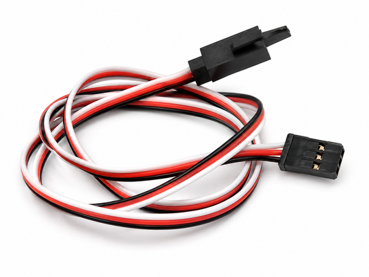 Futaba Flat Servo Extension with Anti Skid Hook 50cm