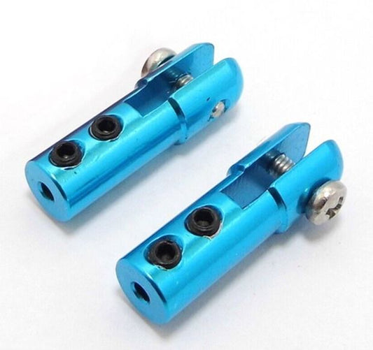 MIRACLE Metal Clevis 2mm 1 Pair Blue