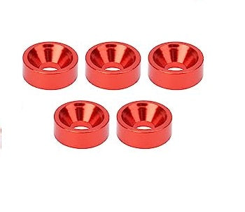 MIRACLE Metal Washer 10 pcs Red