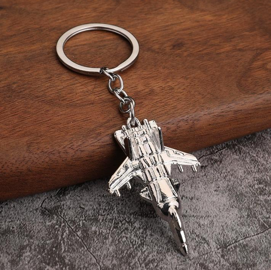 Metal Airplane Key Chain D12