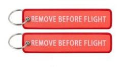 Remove Before Flight Key Chain D136