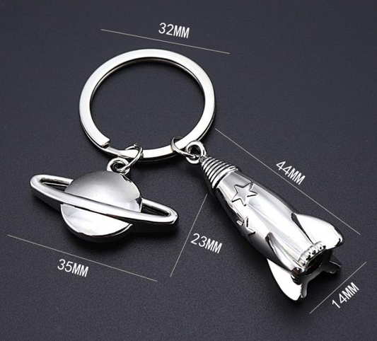Metal Rocket Key Chain D3