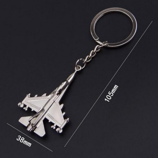 Metal Airplane Key Chain D8