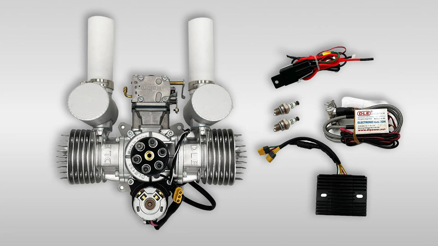 DLE-130 with Starter and Generator