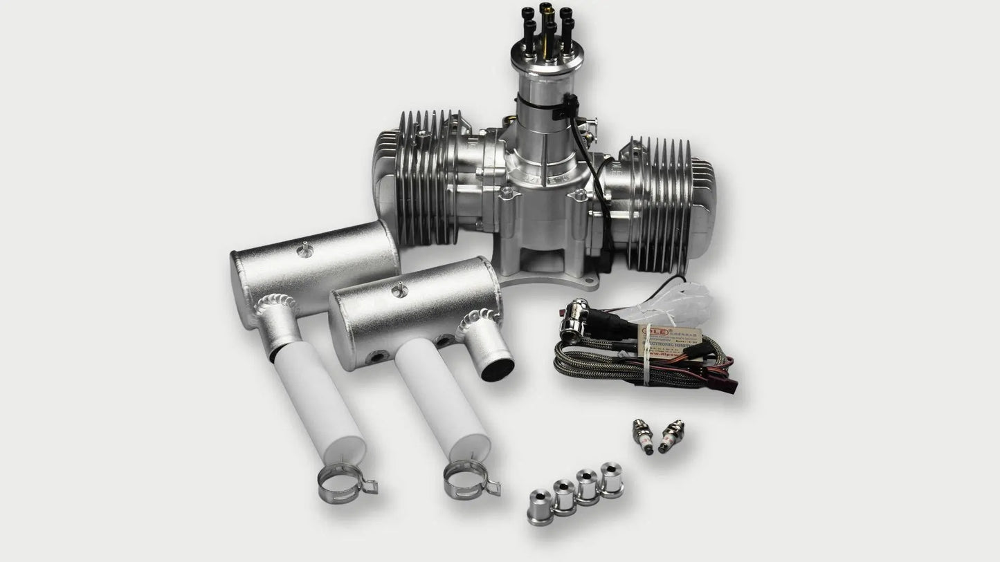DLE-170 Engine with Electronic Ignition and Muffler