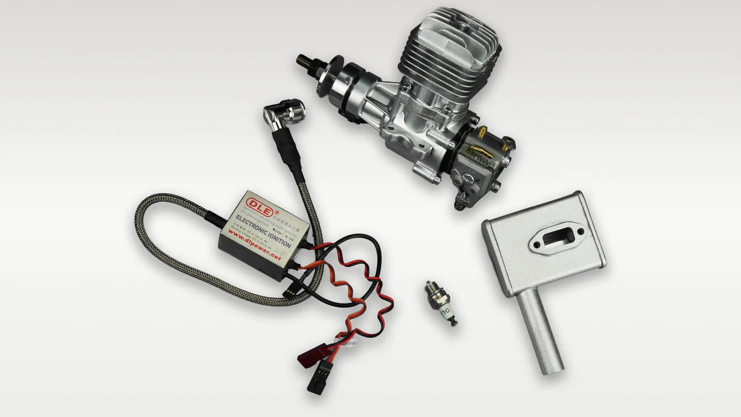 DLE-20 Engine with Electronic Ignition and Muffler