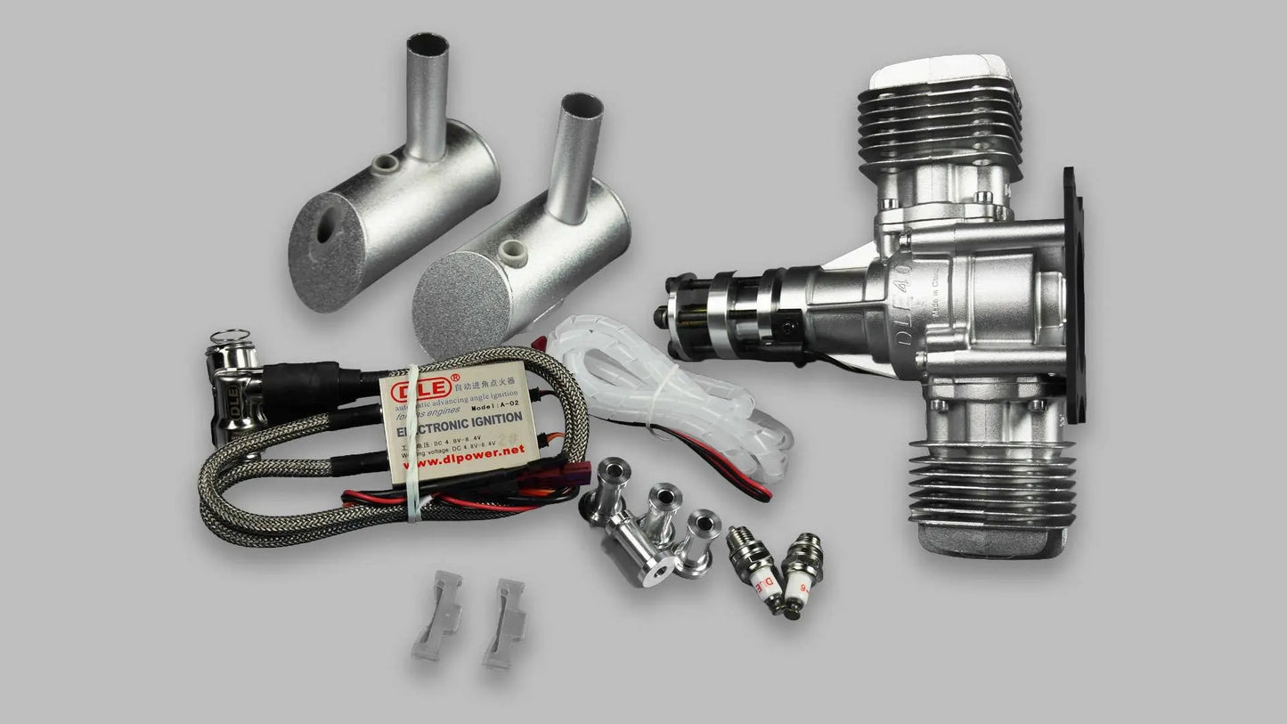 DLE-40 Engine with Electronic Ignition and Muffler