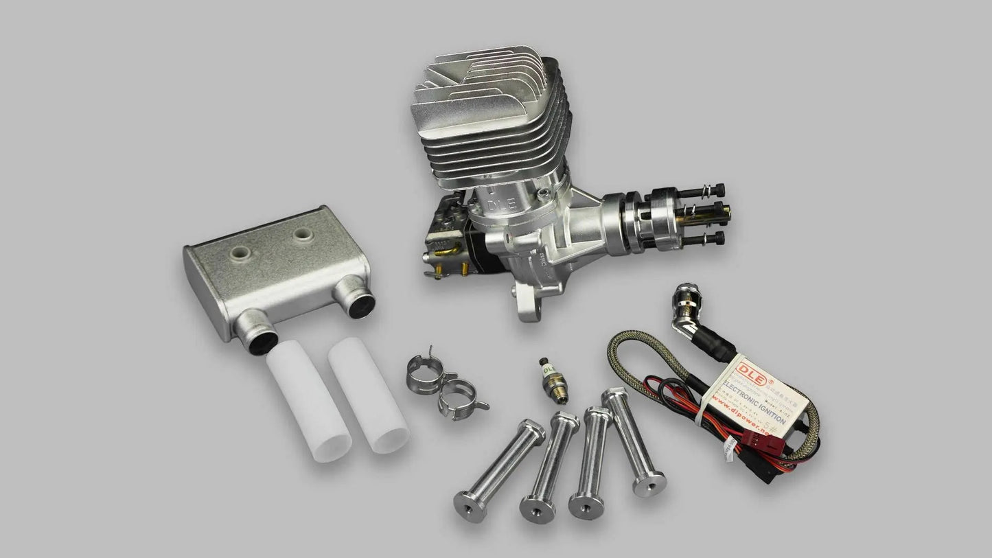 DLE-55RA Engine with Electronic Ignition and Muffler