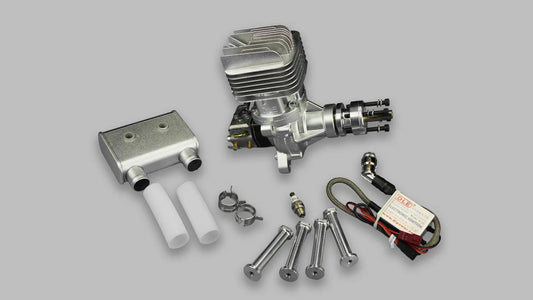 DLE-55RA Engine with Electronic Ignition and Muffler