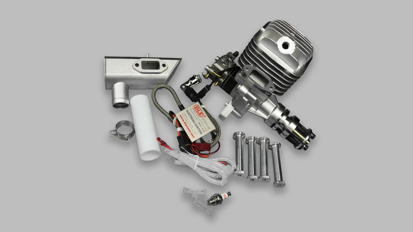 DLE-55 Engine with Electronic Ignition and Muffler