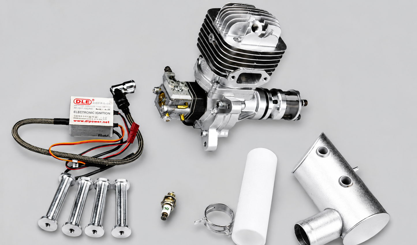 DLE 61 Single Cylinder Two-Stroke Gasoline Engine