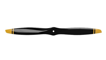Wall Décor Wooden Propeller 4.5ft Black/Yellow
