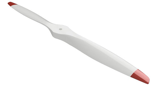 Wall Décor Wooden Propeller 4ft White/Red