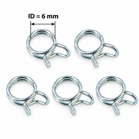 Fuel Line Spring Clip ID 6mm