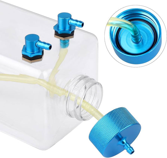 KUZA Alloy Fuel Tank Cap - Blue