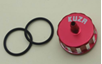 KUZA Alloy Fuel Tank Cap - Red for FIJI Bottle