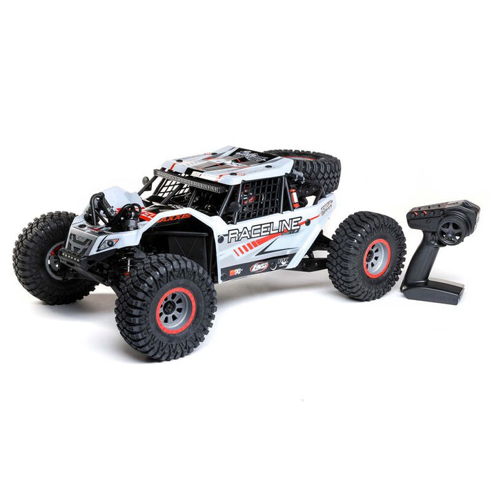 1/6 Super Rock Rey V2 4WD Rock Racer Brushless RTR, White – Flight Mode