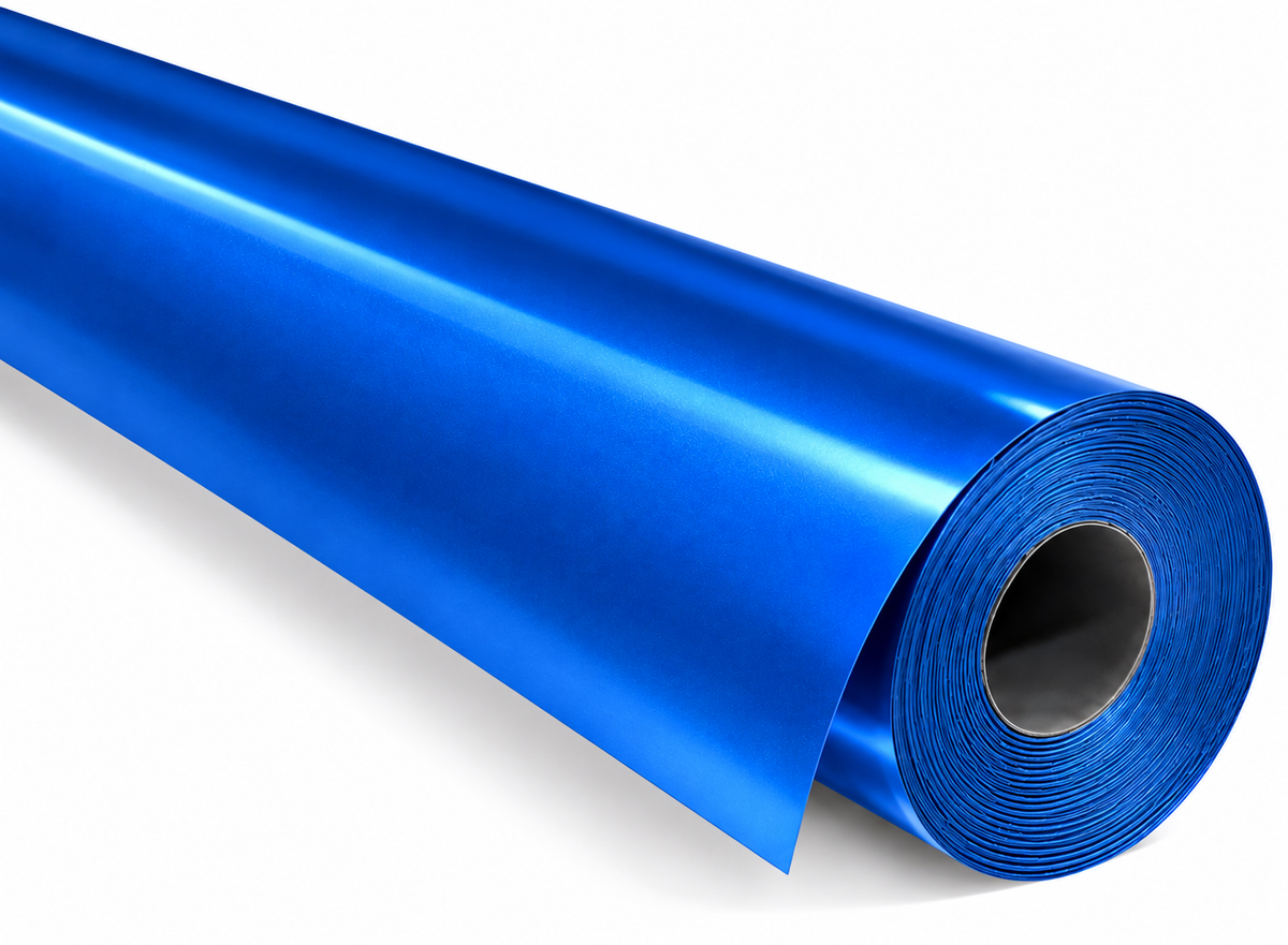 Premium Metallic Blue Covering Film