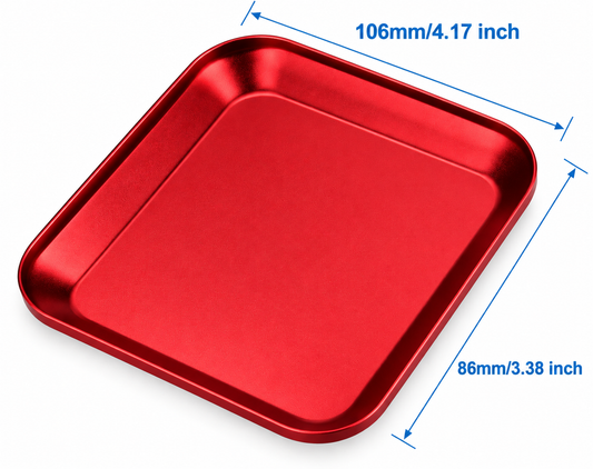 Magnetic Screw Plate - Red