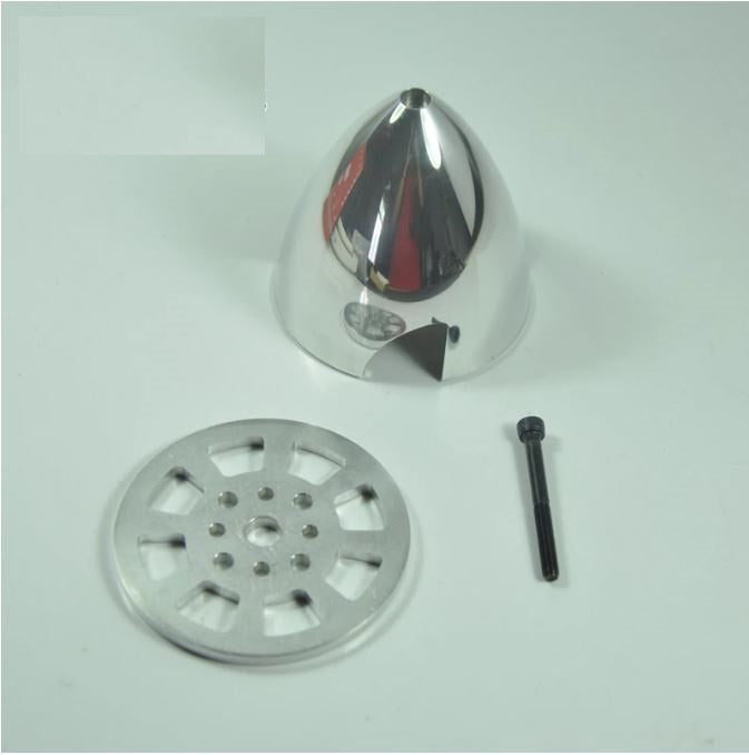 Miracle CNC Aluminum Spinner 3.5" 76mm 2 Blades