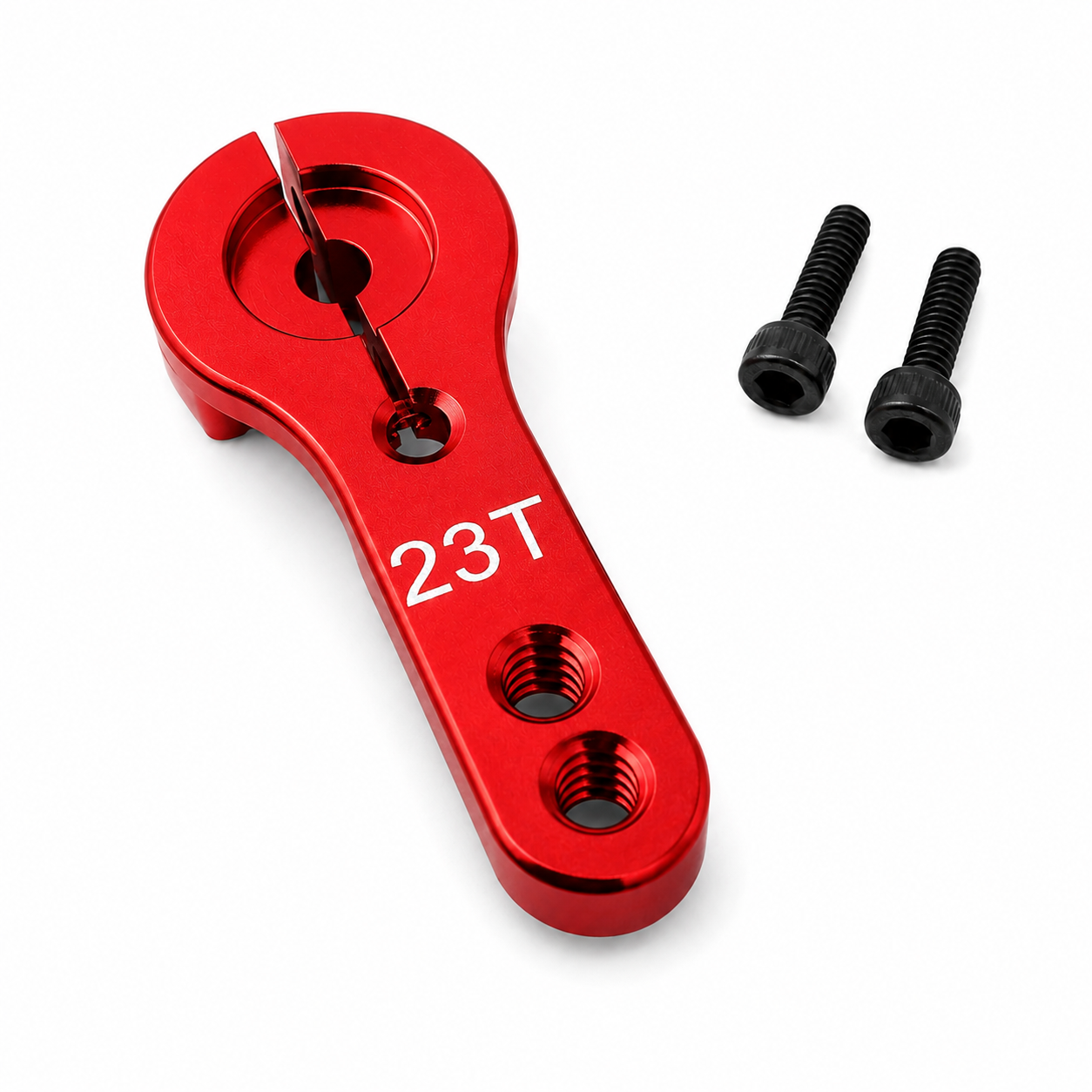 23T M3 CNC Aluminum Clamping Servo Arm – Split Clamp Type