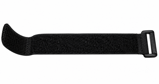 Velcro Strap Black 25mm × 280mm Heavy-Duty Hook & Loop Fastening Strap
