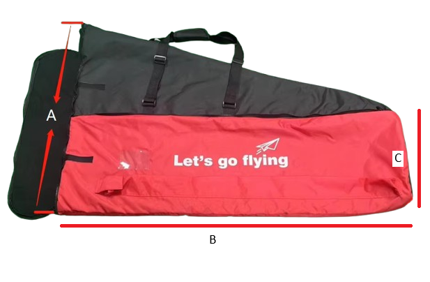 Wing Bag Waterproof with Foam Protection 50CC-70CC