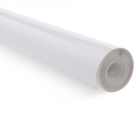 Premium Solid White Covering Film 1 meter