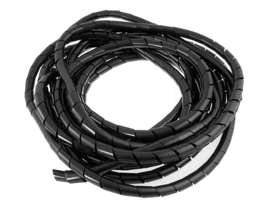 Spiral Sleeve Wrap and wire organizer 6mm x 1000mm (Black)